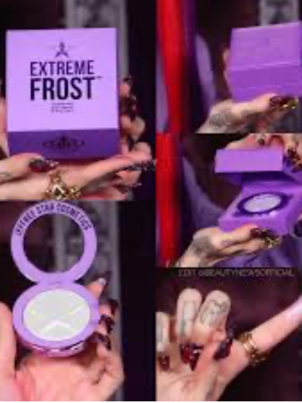 Jeffree Star Extreme Frost Highlighter - Lavender Purple Compact - Picture 3 of 7